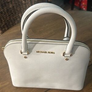 Michael Kors white purse